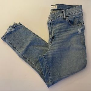 Abercrombie & Fitch Super Skinny Ankle High Rise Jeans